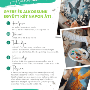 Tavaszi két napos alkotótábor