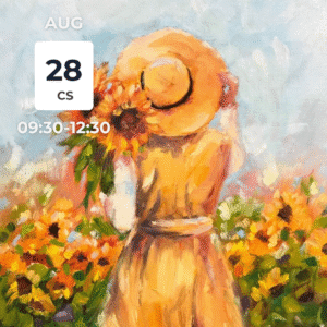 Napraforgók között