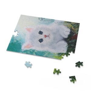 Puzzle - Bájos cica - kirakó 120db, A/4 méret