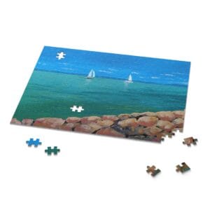 Puzzle - Magyar tenger - kirakó 120db, A/4 méret