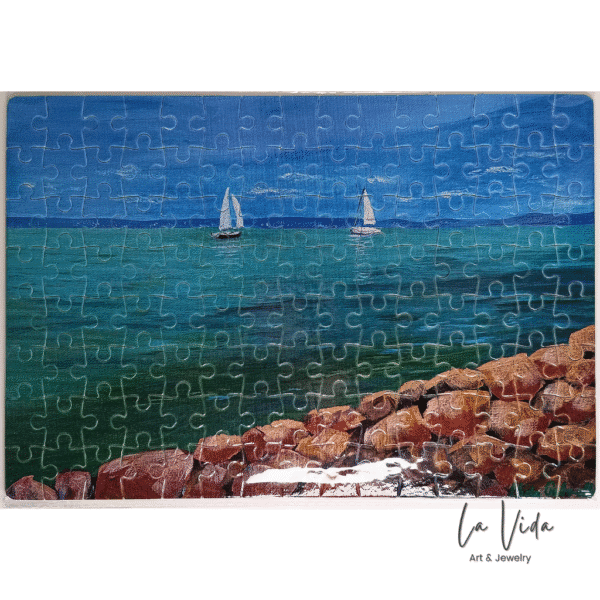 Puzzle - Magyar tenger - kirakó 120db, A/4 méret - Image 4