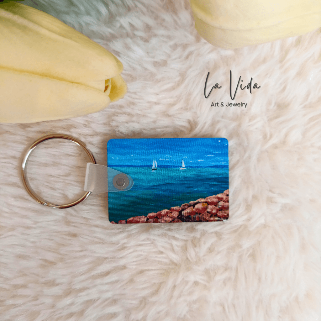 Kulcstartó - műanyag, Balaton