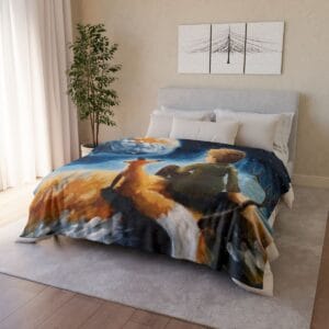 Pléd - ágytakaró, plüss