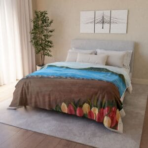 Pléd - ágytakaró, plüss