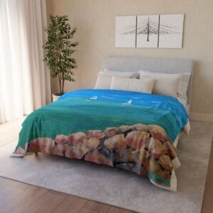 Pléd - ágytakaró, plüss