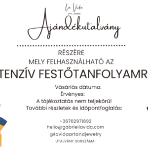 Intenzív festőtanfolyam ajándékutalvány