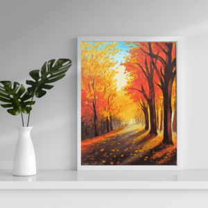 egyedi festmény nappaliba – Gabriella Vida kézzel festett modern kép ajándékba