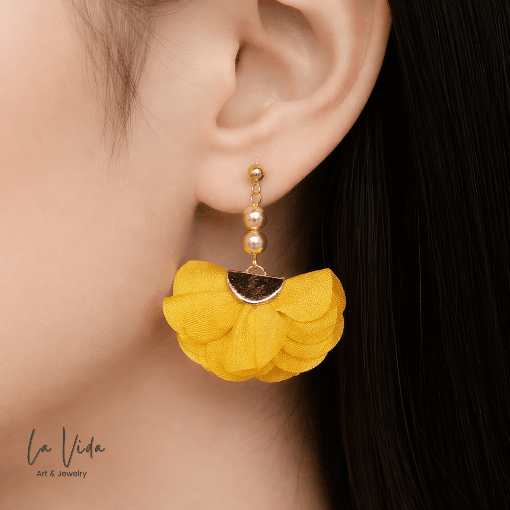 Spring- legyező statement fülbevaló - Image 13