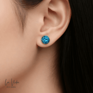 8mm Shine bedugós nemesacél fülbevaló