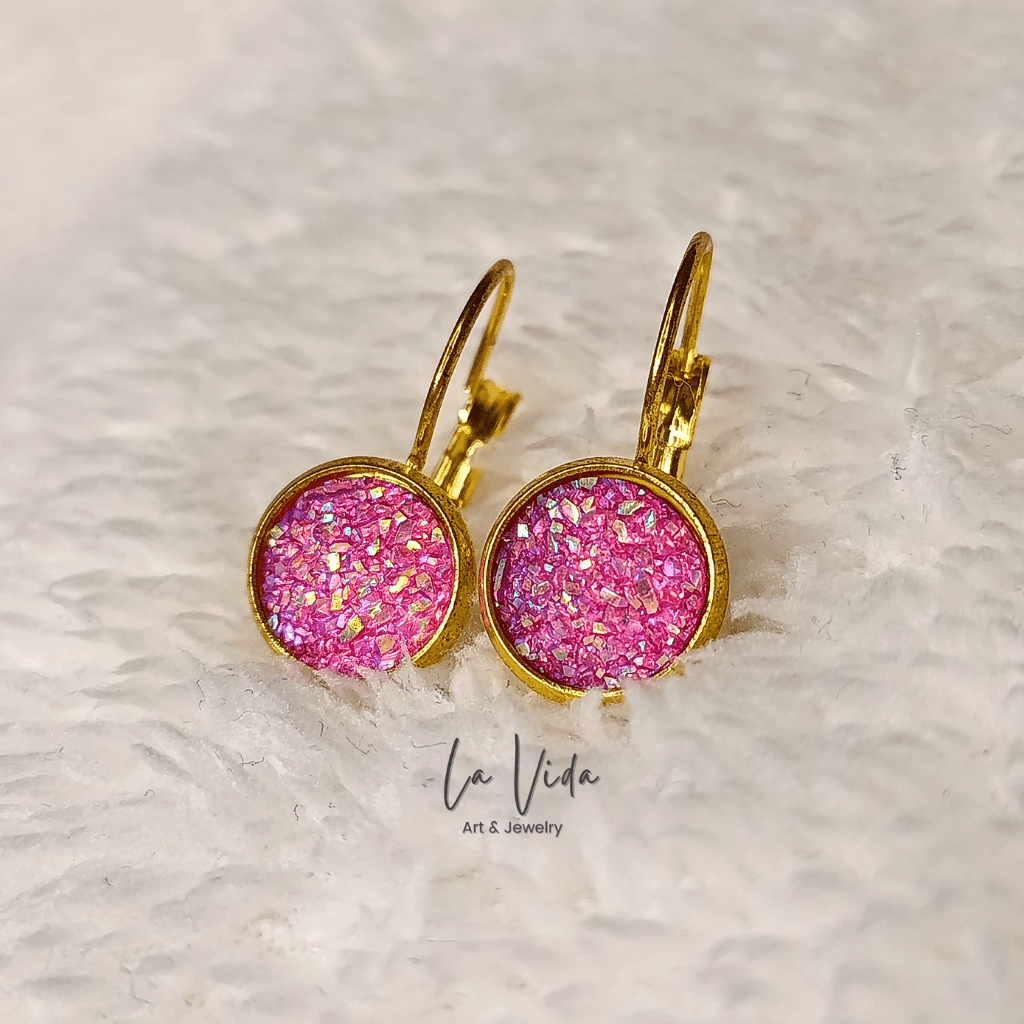 Shine - 10 mm arany francia kapcsos fülbevaló - Image 5