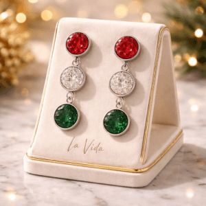 nemzeti színű fülbevaló La Vida Art & Jewerly