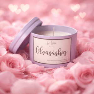 La Vida Art & Jewerly kézzel készített szójaviasz gyertya