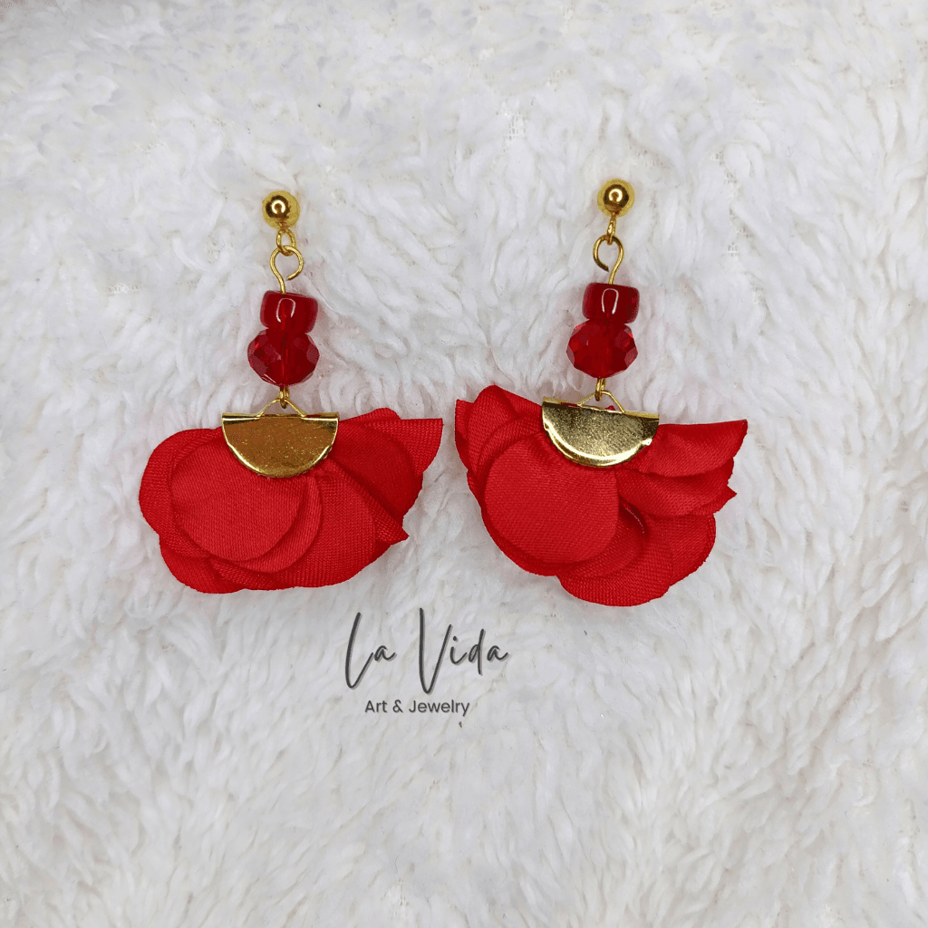 Spring- legyező statement fülbevaló - Image 9