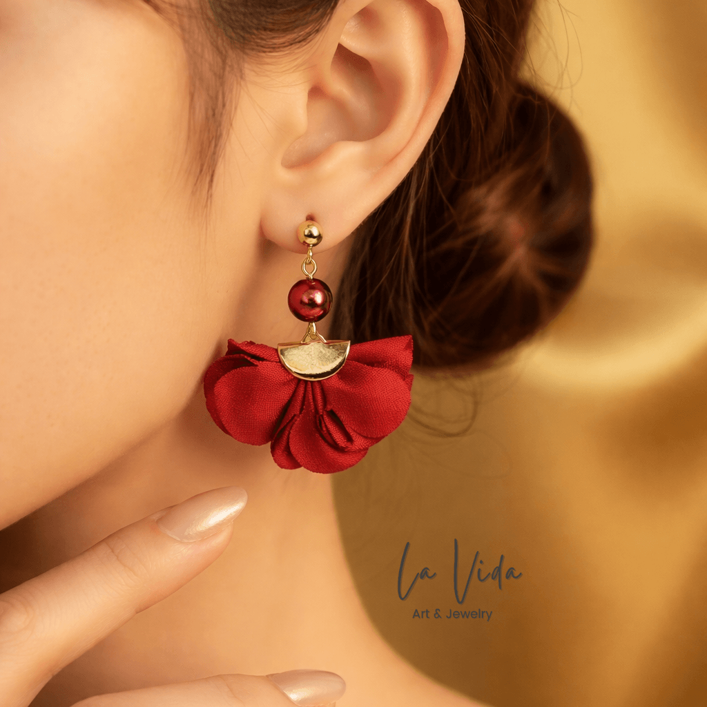 Spring- legyező statement fülbevaló - Image 15