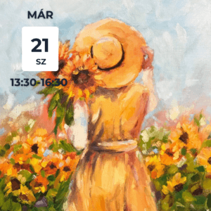 Napraforgók között élményfestés