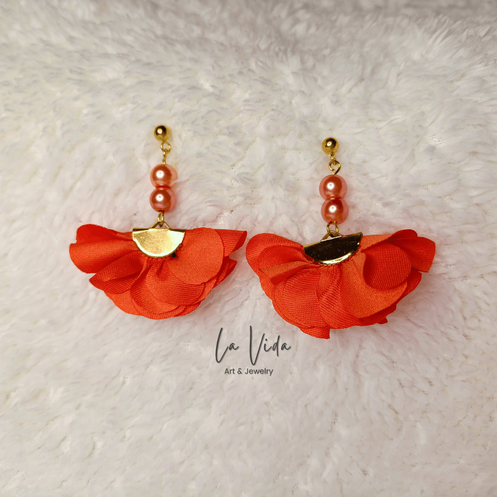 Spring- legyező statement fülbevaló - Image 5