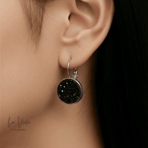 Shine - 12 mm ezüst francia kapcsos fülbevaló