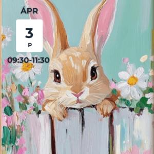 Kívámcsi nyuszi Élményfestés 5-10 éveseknek